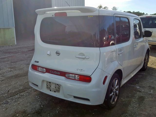 JN8AZ2KR5AT151633 - 2010 NISSAN CUBE BASE WHITE photo 4