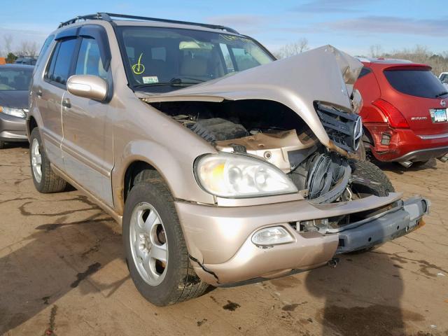 4JGAB54E32A353942 - 2002 MERCEDES-BENZ ML 320 GOLD photo 1