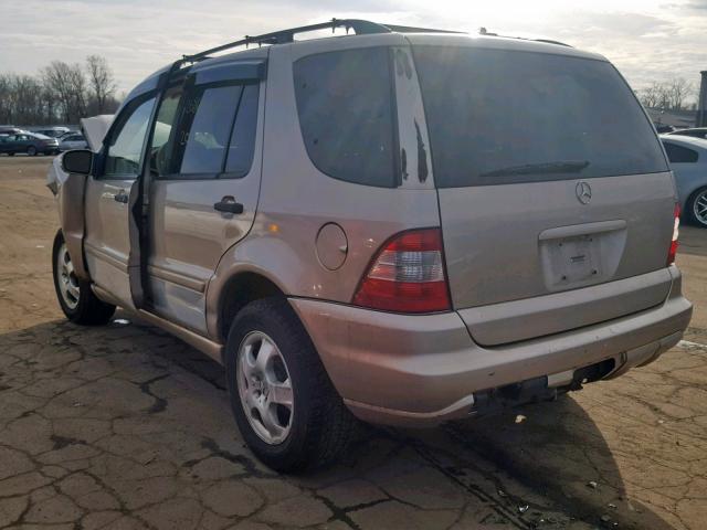 4JGAB54E32A353942 - 2002 MERCEDES-BENZ ML 320 GOLD photo 3