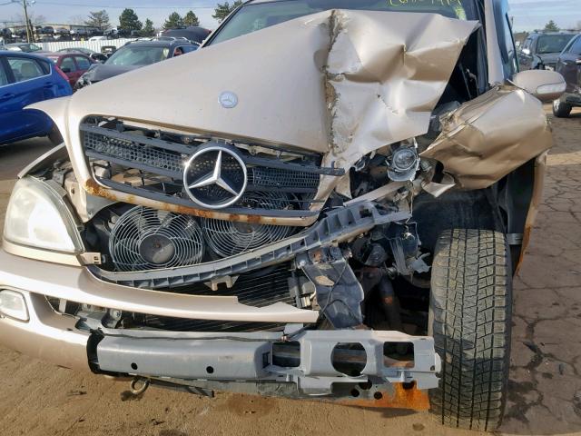 4JGAB54E32A353942 - 2002 MERCEDES-BENZ ML 320 GOLD photo 9