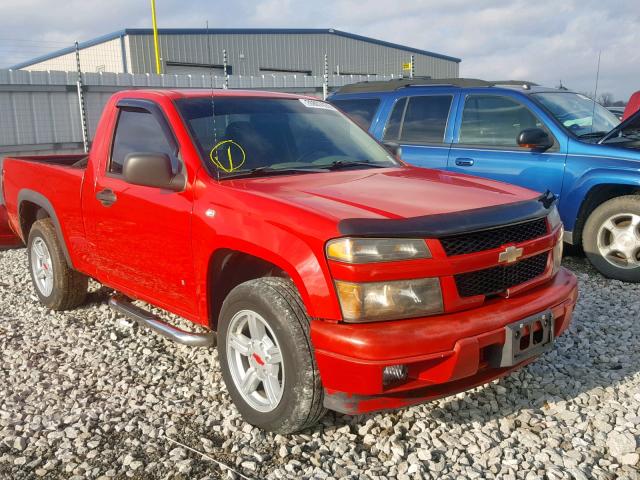 1GCCS148168214518 - 2006 CHEVROLET COLORADO RED photo 1