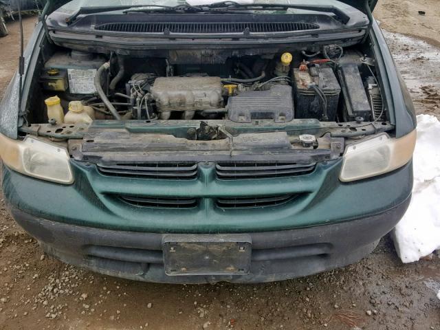 2B4FP2539TR771200 - 1996 DODGE CARAVAN GREEN photo 7