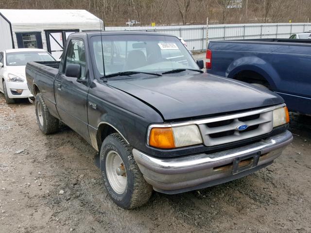 1FTCR10U8TTA06756 - 1996 FORD RANGER BLACK photo 1