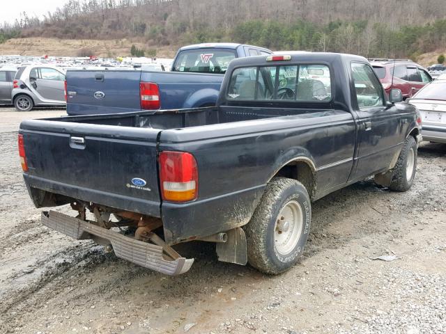 1FTCR10U8TTA06756 - 1996 FORD RANGER BLACK photo 4