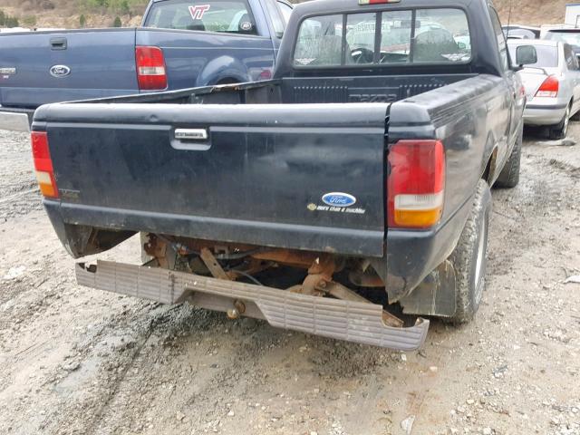 1FTCR10U8TTA06756 - 1996 FORD RANGER BLACK photo 9