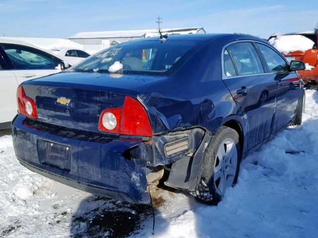 1G1ZB5E19BF167658 - 2011 CHEVROLET MALIBU LS BLUE photo 4