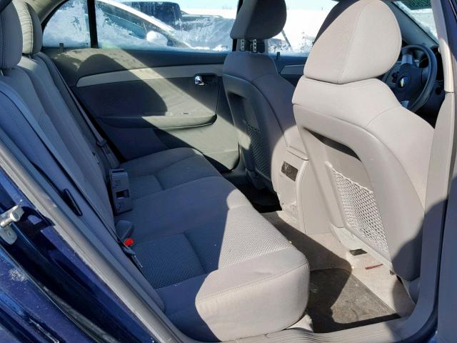 1G1ZB5E19BF167658 - 2011 CHEVROLET MALIBU LS BLUE photo 6