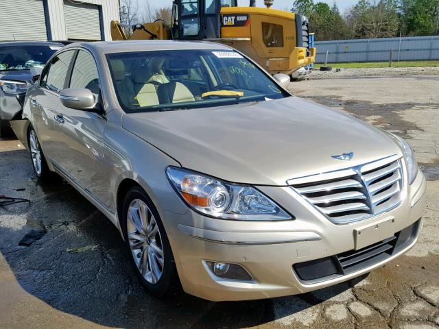 KMHGC4DF6AU109757 - 2010 HYUNDAI GENESIS 4. BEIGE photo 1