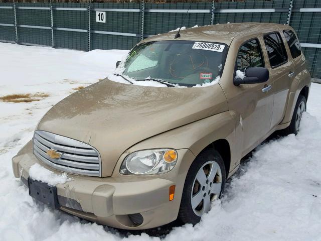 3GNDA13D67S559596 - 2007 CHEVROLET HHR LS Marrón foto 2