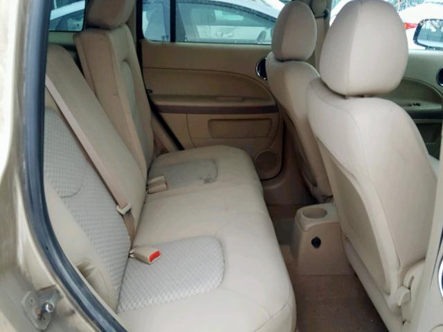 3GNDA13D67S559596 - 2007 CHEVROLET HHR LS Marrón foto 6