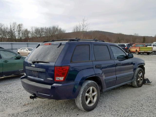 1J4GR48K45C535284 - 2005 JEEP GRAND CHER BLUE photo 4