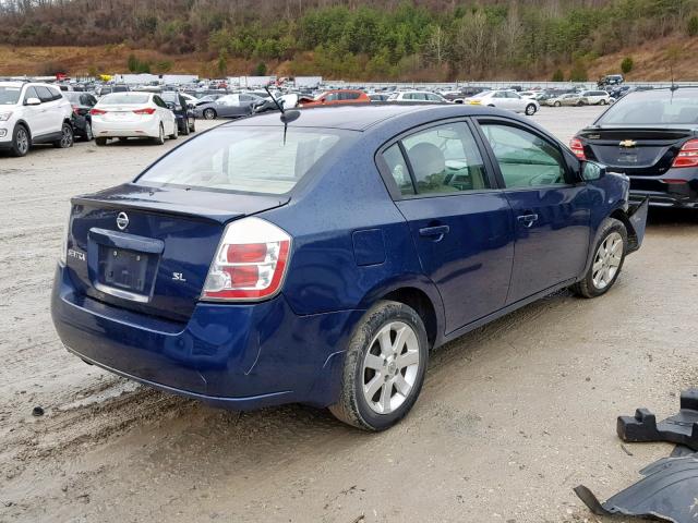 3N1AB61E28L744583 - 2008 NISSAN SENTRA 2.0 BLUE photo 4