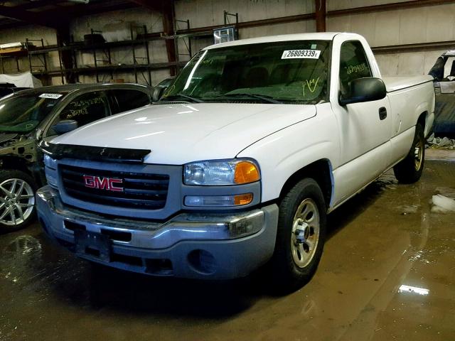 1GTEC14X45Z342855 - 2005 GMC NEW SIERRA WHITE photo 2