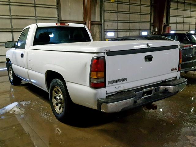 1GTEC14X45Z342855 - 2005 GMC NEW SIERRA WHITE photo 3