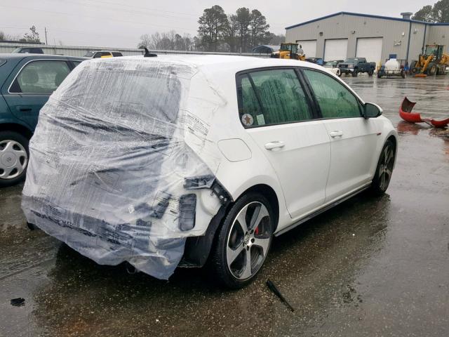 3VW447AU9HM032581 - 2017 VOLKSWAGEN GTI S/SE WHITE photo 4