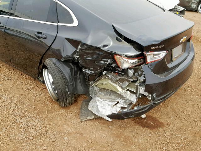 1G1ZB5ST0JF283769 - 2018 CHEVROLET MALIBU LS BLACK photo 9