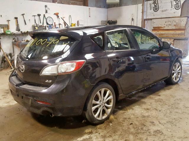 JM1BL1H60A1133996 - 2010 MAZDA 3 S BLACK photo 4