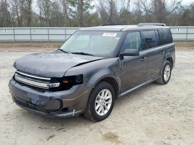 2FMGK5B86JBA22895 - 2018 FORD FLEX SE CHARCOAL photo 2