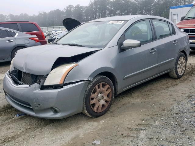 3N1AB6AP3BL663780 - 2011 NISSAN SENTRA 2.0 SILVER photo 2