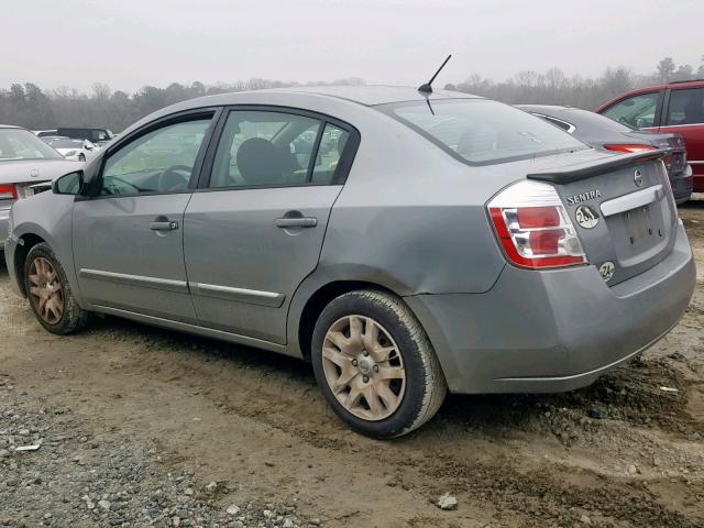 3N1AB6AP3BL663780 - 2011 NISSAN SENTRA 2.0 SILVER photo 3