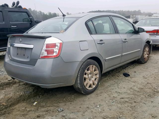 3N1AB6AP3BL663780 - 2011 NISSAN SENTRA 2.0 SILVER photo 4