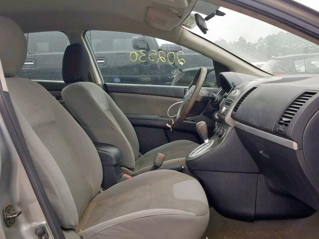 3N1AB6AP3BL663780 - 2011 NISSAN SENTRA 2.0 SILVER photo 5