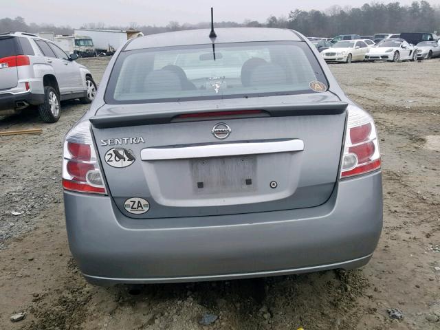 3N1AB6AP3BL663780 - 2011 NISSAN SENTRA 2.0 SILVER photo 9