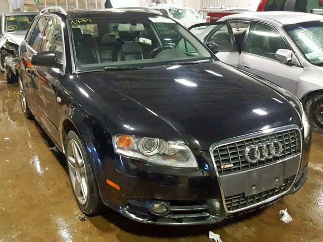 WAUKF78E48A003485 - 2008 AUDI A4 2.0T AV BLACK photo 1