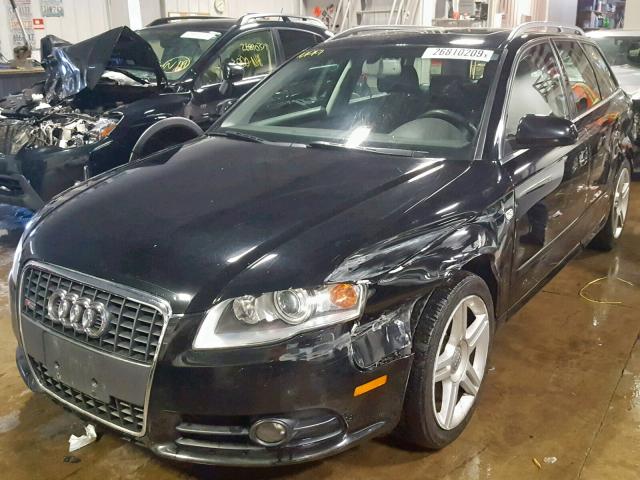 WAUKF78E48A003485 - 2008 AUDI A4 2.0T AV BLACK photo 2