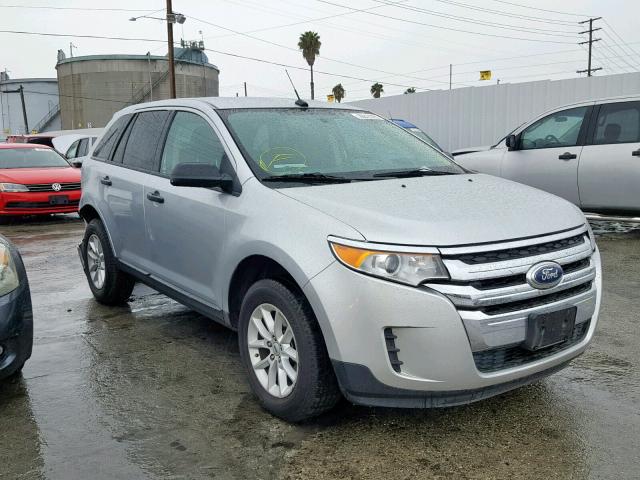 2FMDK3GC8EBA06837 - 2014 FORD EDGE SE SILVER photo 1