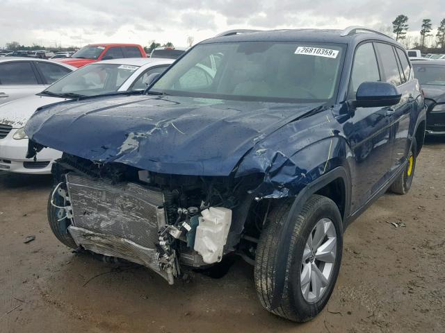 1V2CR2CA4JC506898 - 2018 VOLKSWAGEN ATLAS SE BLUE photo 2