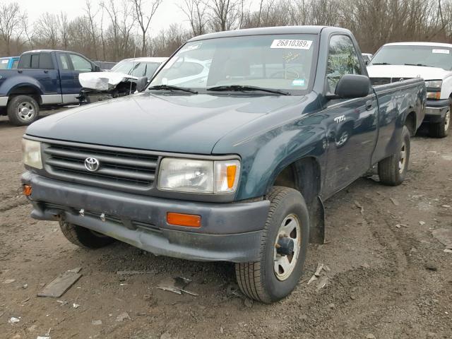 JT4VD20A0P0005370 - 1993 TOYOTA T100 BLACK photo 2