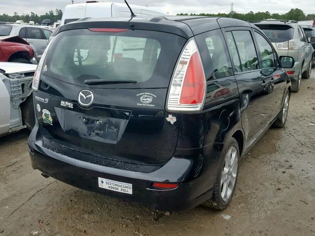 JM1CR2W33A0384860 - 2010 MAZDA 5 BLACK photo 4