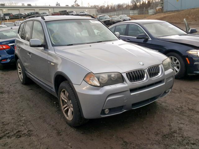 WBXPA93466WG83977 - 2006 BMW X3 3.0I SILVER photo 1