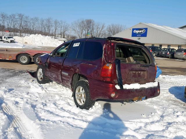 1GKDT13S432406842 - 2003 GMC ENVOY RED photo 3