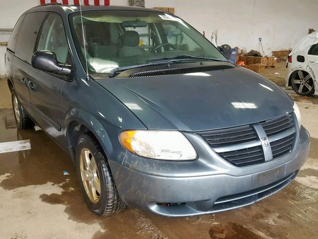 1D4GP45R47B237455 - 2007 DODGE CARAVAN SX BLUE photo 1