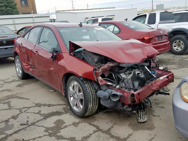 1G2ZH57NX84197279 - 2008 PONTIAC G6 GT RED photo 1