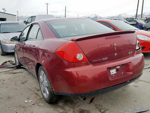 1G2ZH57NX84197279 - 2008 PONTIAC G6 GT RED photo 3