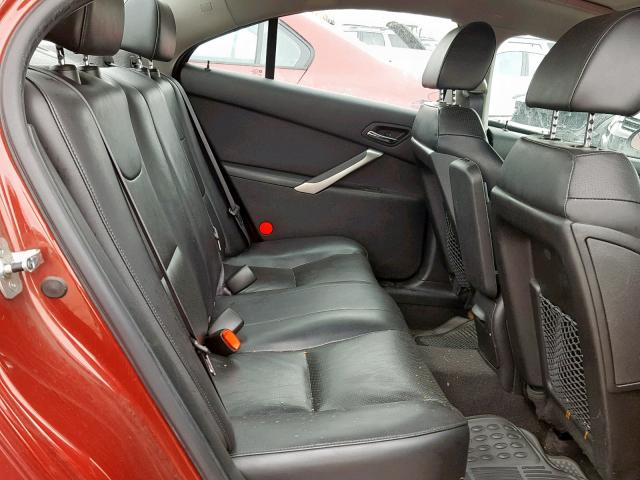 1G2ZH57NX84197279 - 2008 PONTIAC G6 GT RED photo 6