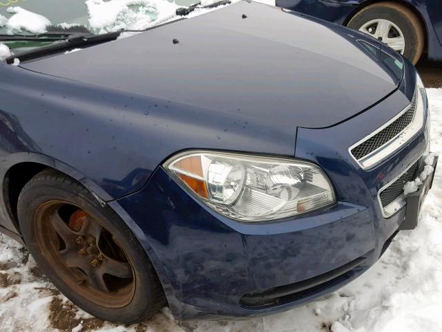 1G1ZB5E14BF357979 - 2011 CHEVROLET MALIBU LS Mavi foto 9