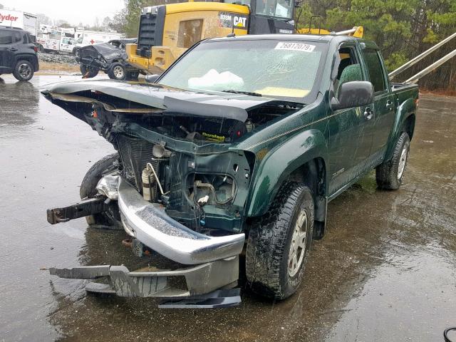 1GCDT136858256412 - 2005 CHEVROLET COLORADO GREEN photo 2