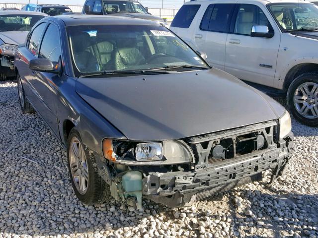 YV1RS592X82676677 - 2008 VOLVO S60 2.5T GRAY photo 1