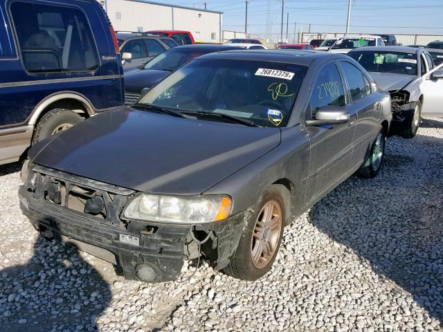 YV1RS592X82676677 - 2008 VOLVO S60 2.5T GRAY photo 2