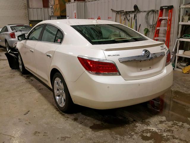 1G4GC5EC8BF243623 - 2011 BUICK LACROSSE C WHITE photo 3