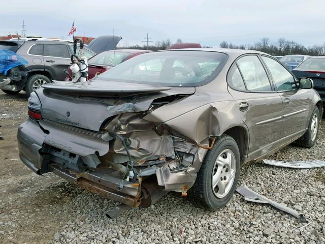 1G2WK52J31F235549 - 2001 PONTIAC GRAND PRIX TAN photo 4