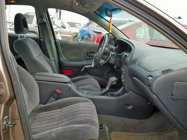 1G2WK52J31F235549 - 2001 PONTIAC GRAND PRIX TAN photo 5