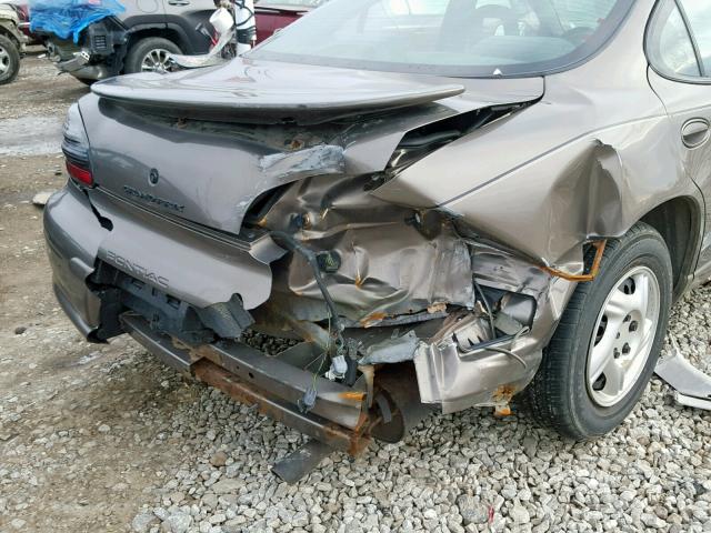 1G2WK52J31F235549 - 2001 PONTIAC GRAND PRIX TAN photo 9
