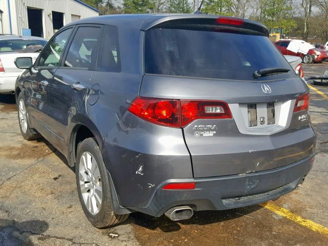 5J8TB2H58CA000802 - 2012 ACURA RDX TECHNO GRAY photo 3