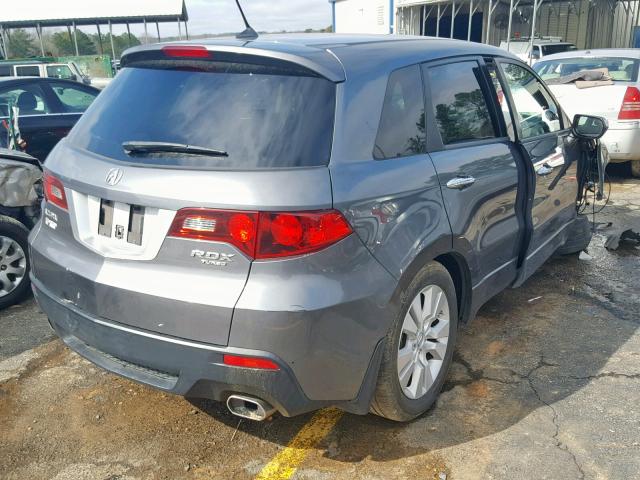 5J8TB2H58CA000802 - 2012 ACURA RDX TECHNO GRAY photo 4