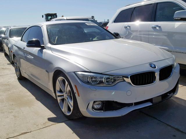 WBA3T3C51EJ876538 - 2014 BMW 435 I WHITE photo 1